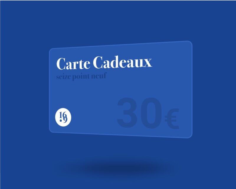 CARTE CADEAUX 30€ - ÉLECTRONIQUE