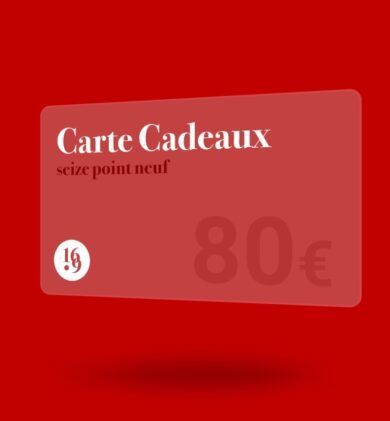 Carte cadeau rouge16.9